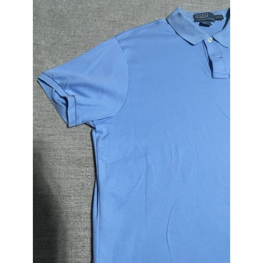 Polo By Ralph Lauren Polo Shirt Men’s Xtra Large Blue Solid Collard Cotton